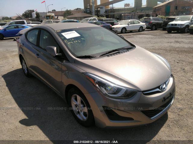 HYUNDAI ELANTRA 2014 5npdh4ae1eh511836