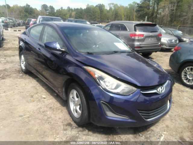 HYUNDAI ELANTRA 2014 5npdh4ae1eh532119