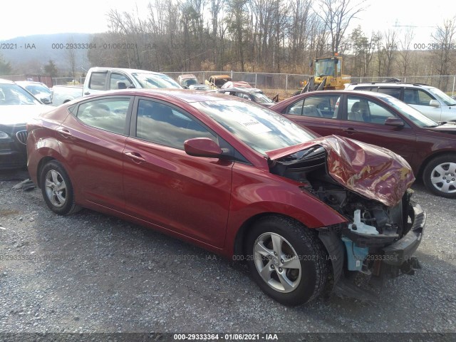 HYUNDAI ELANTRA 2014 5npdh4ae1eh533979