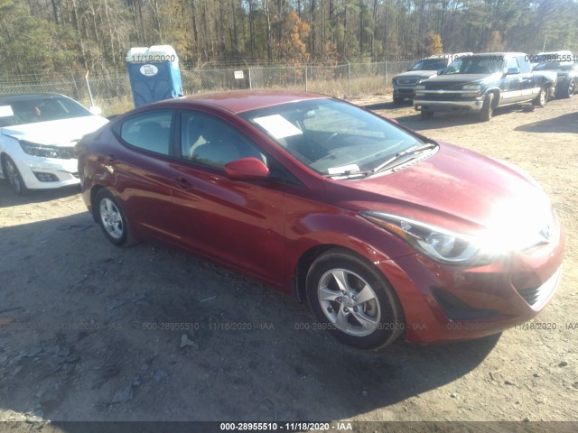 HYUNDAI ELANTRA 2014 5npdh4ae1eh534856