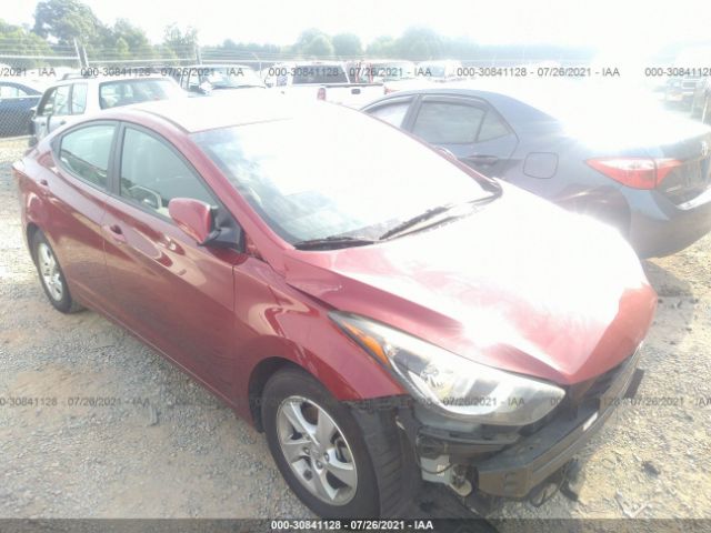 HYUNDAI ELANTRA 2014 5npdh4ae1eh535182