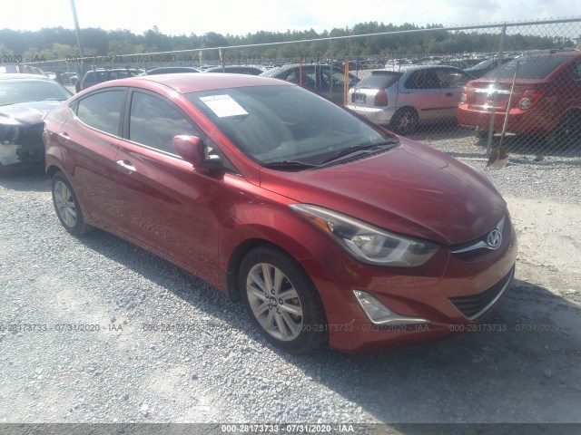 HYUNDAI ELANTRA 2014 5npdh4ae1eh536350