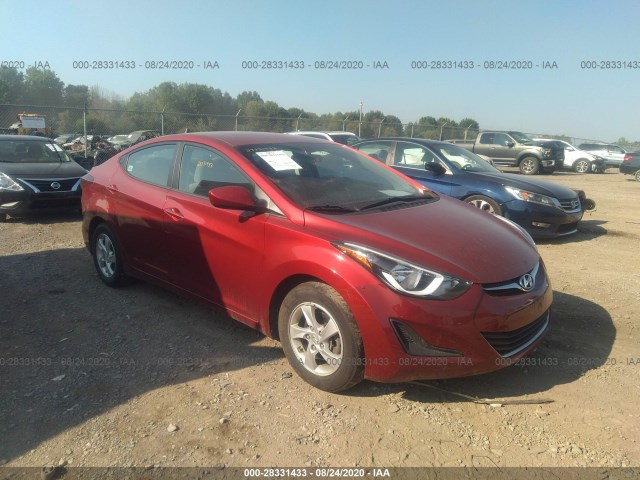 HYUNDAI ELANTRA 2014 5npdh4ae1eh544979