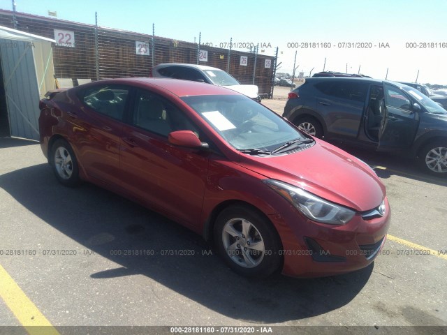 HYUNDAI ELANTRA 2014 5npdh4ae1eh545663