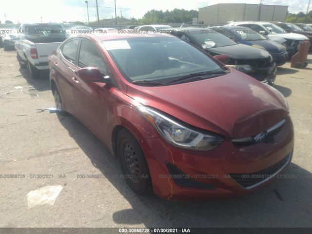 HYUNDAI ELANTRA 2016 5npdh4ae1gh666101