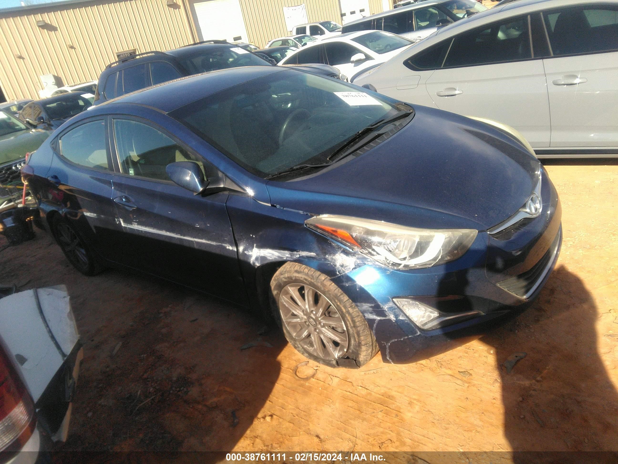 HYUNDAI ELANTRA 2016 5npdh4ae1gh671119