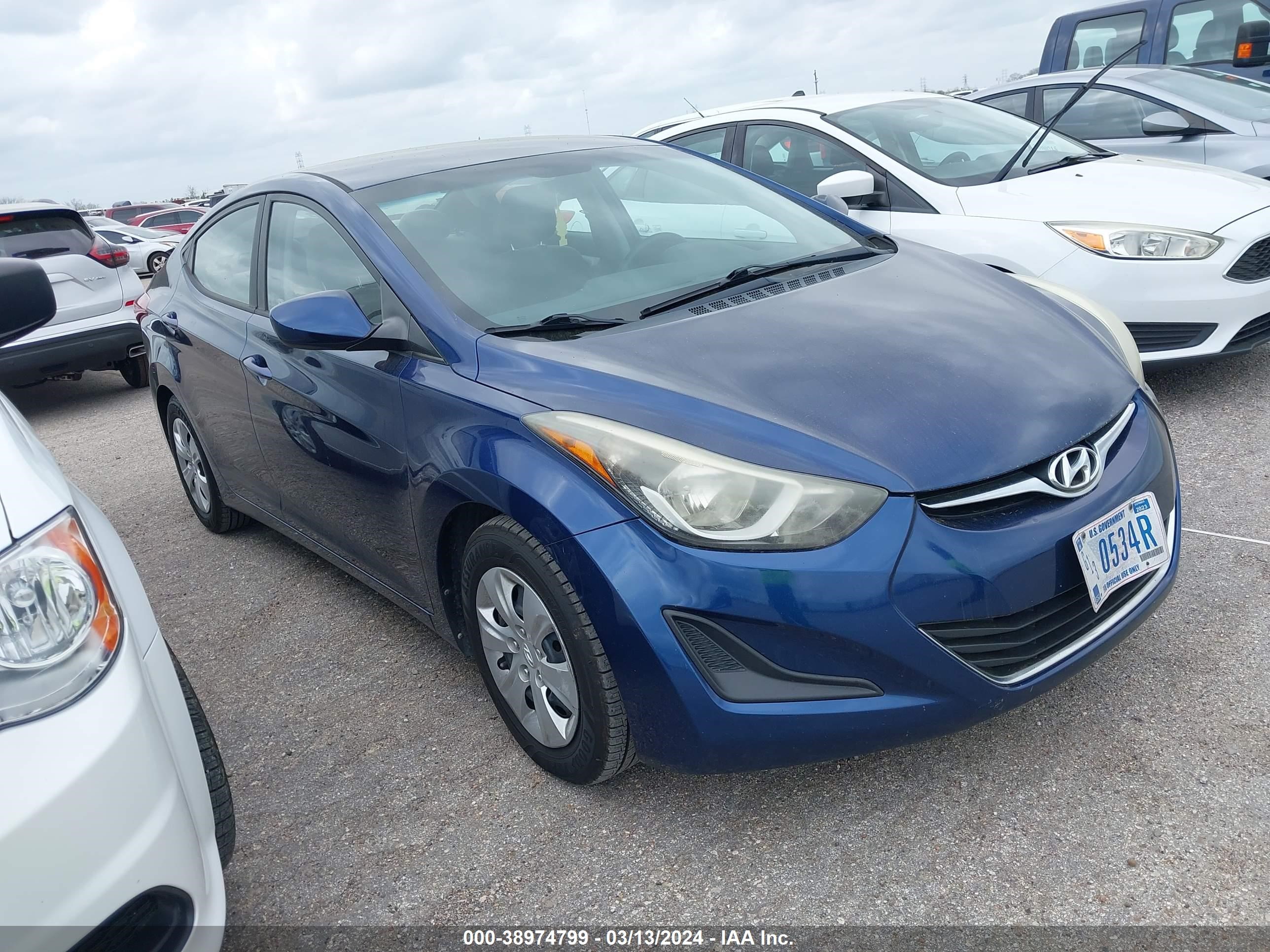 HYUNDAI ELANTRA 2016 5npdh4ae1gh685747