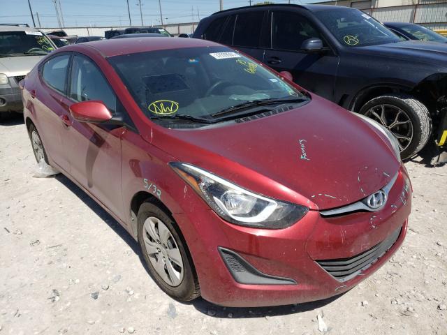 HYUNDAI ELANTRA SE 2016 5npdh4ae1gh690480