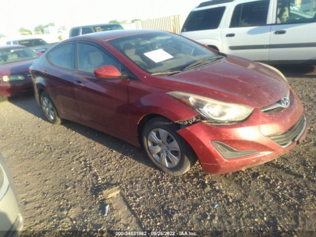 HYUNDAI ELANTRA 2016 5npdh4ae1gh700621