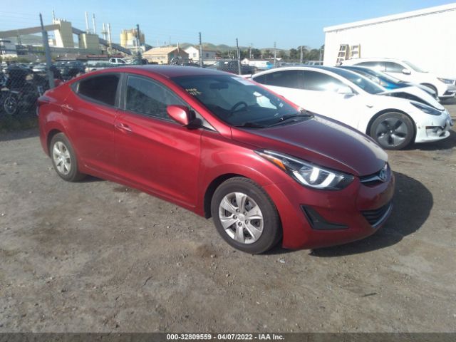 HYUNDAI ELANTRA 2016 5npdh4ae1gh707844