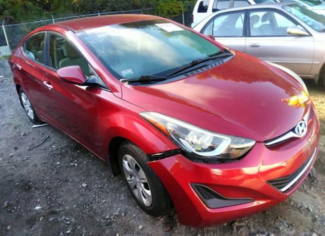 HYUNDAI ELANTRA 2016 5npdh4ae1gh710842