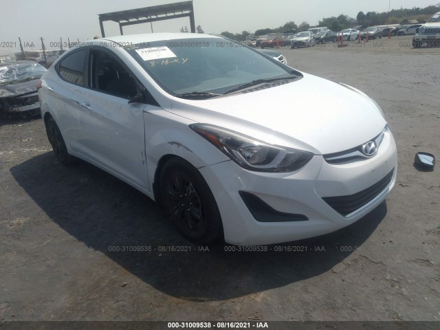 HYUNDAI ELANTRA 2016 5npdh4ae1gh721615