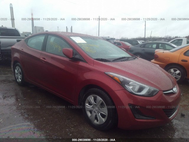 HYUNDAI ELANTRA 2016 5npdh4ae1gh744229