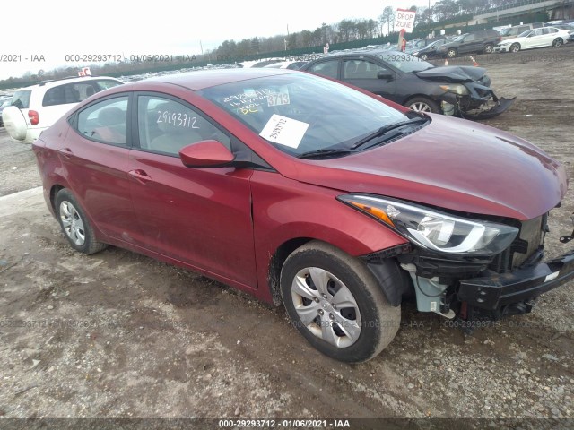 HYUNDAI ELANTRA 2016 5npdh4ae1gh745347