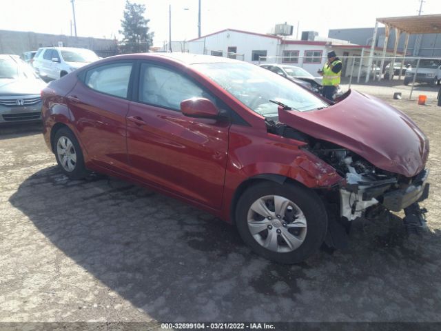 HYUNDAI ELANTRA 2016 5npdh4ae1gh746482