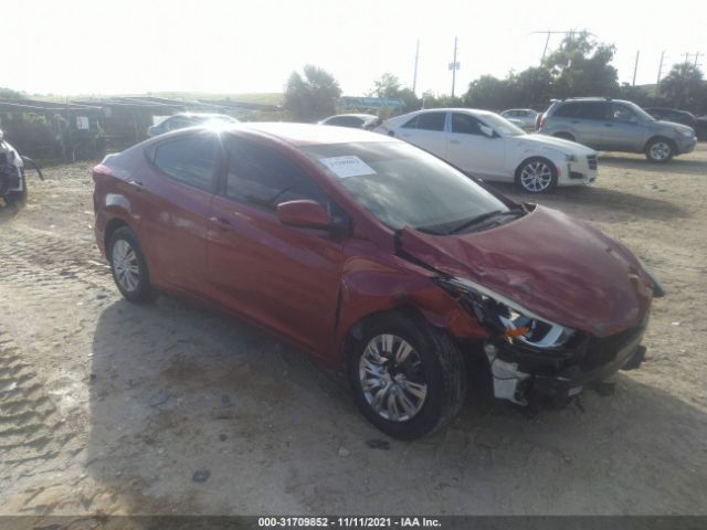 HYUNDAI ELANTRA 2016 5npdh4ae1gh748748