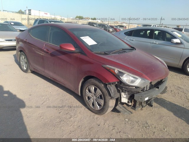 HYUNDAI ELANTRA 2016 5npdh4ae1gh754808