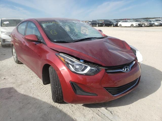 HYUNDAI ELANTRA SE 2016 5npdh4ae1gh782060