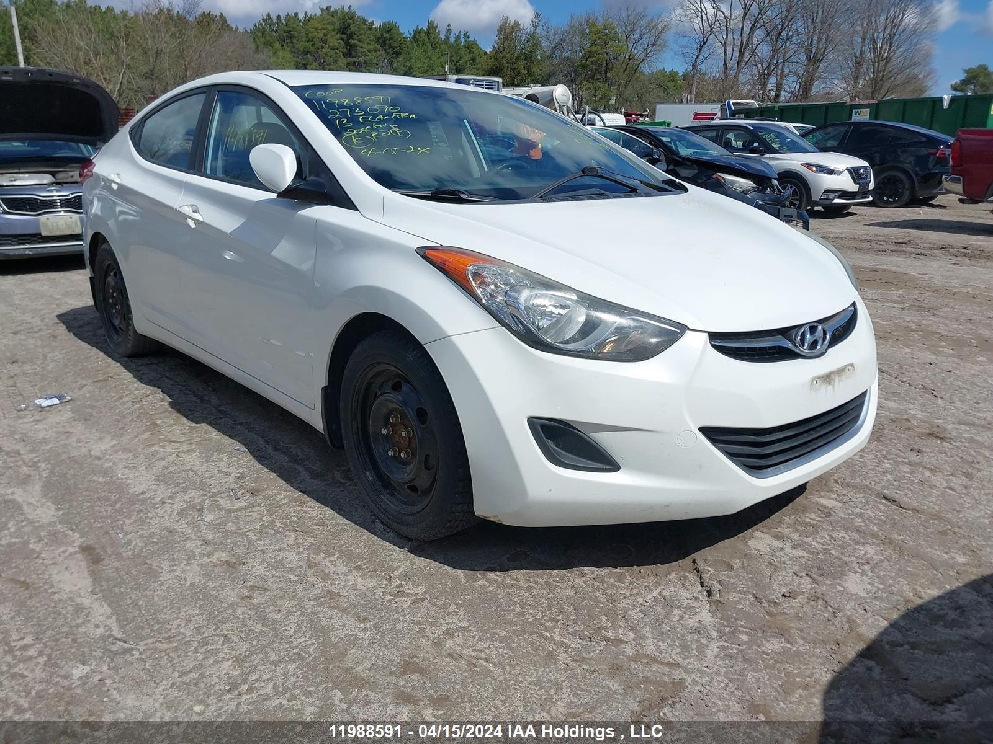 HYUNDAI ELANTRA 2013 5npdh4ae2dh273090