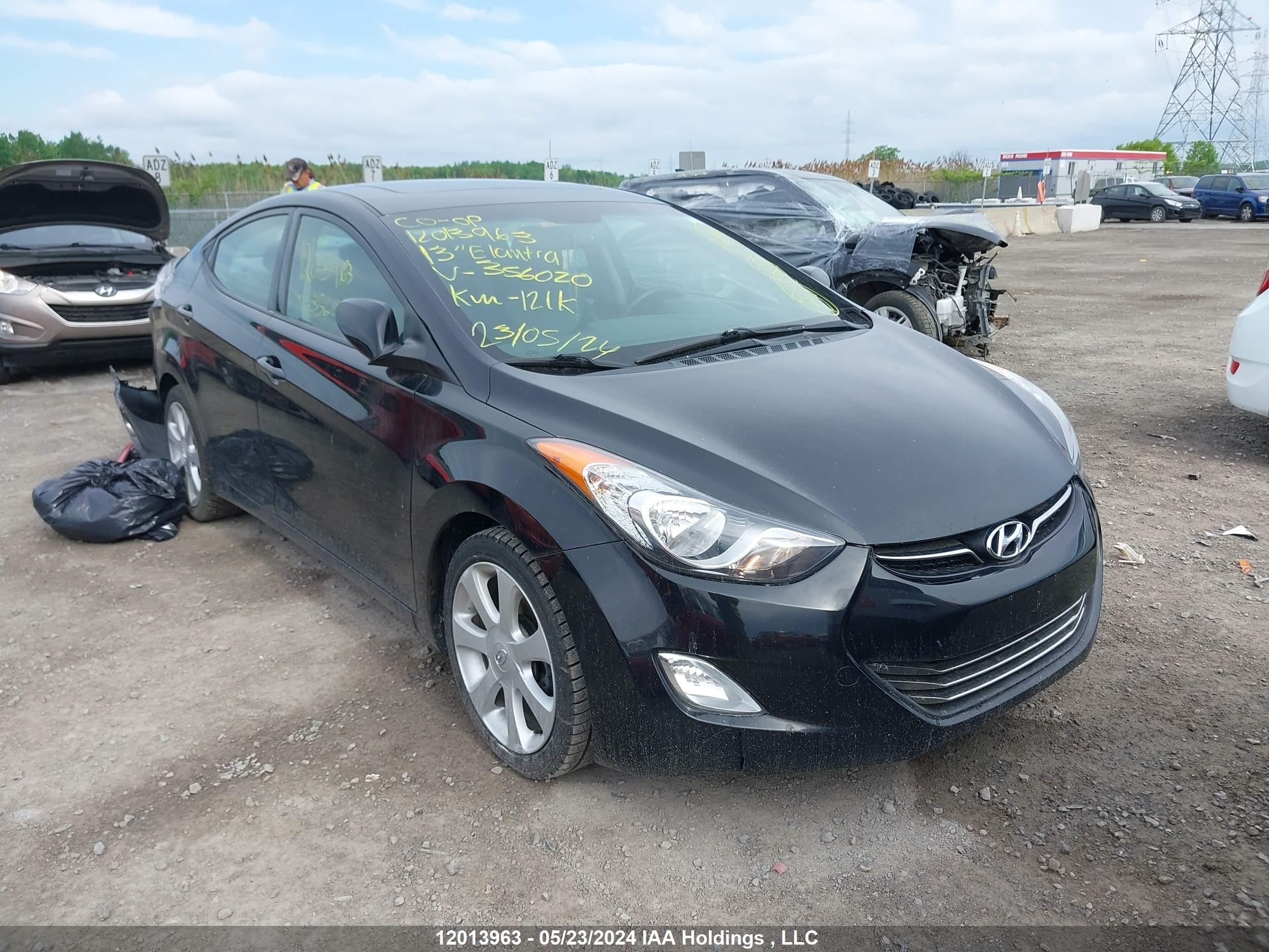 HYUNDAI ELANTRA 2013 5npdh4ae2dh356020