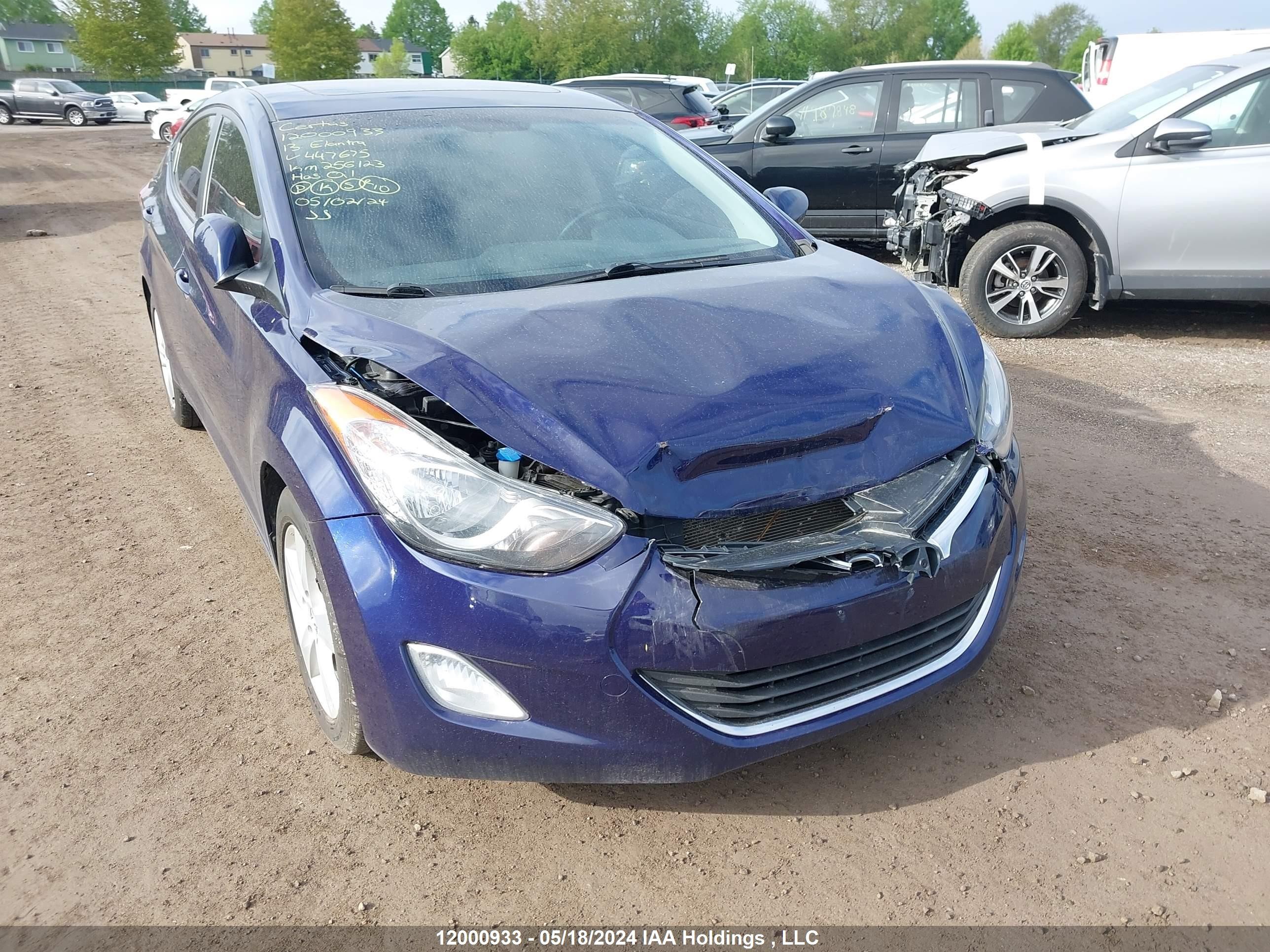 HYUNDAI ELANTRA 2013 5npdh4ae2dh447675