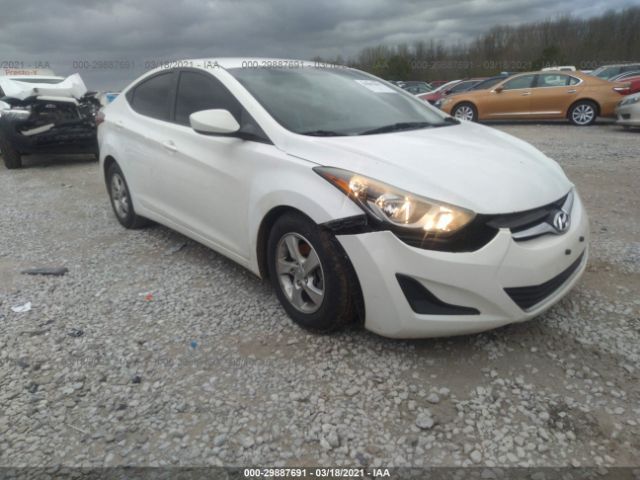 HYUNDAI ELANTRA 2014 5npdh4ae2eh476577