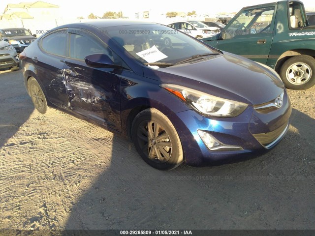 HYUNDAI ELANTRA 2014 5npdh4ae2eh506337