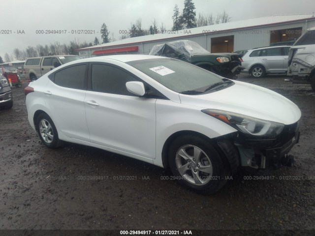 HYUNDAI ELANTRA 2014 5npdh4ae2eh518701