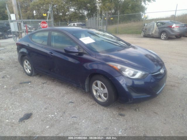 HYUNDAI ELANTRA 2014 5npdh4ae2eh532033