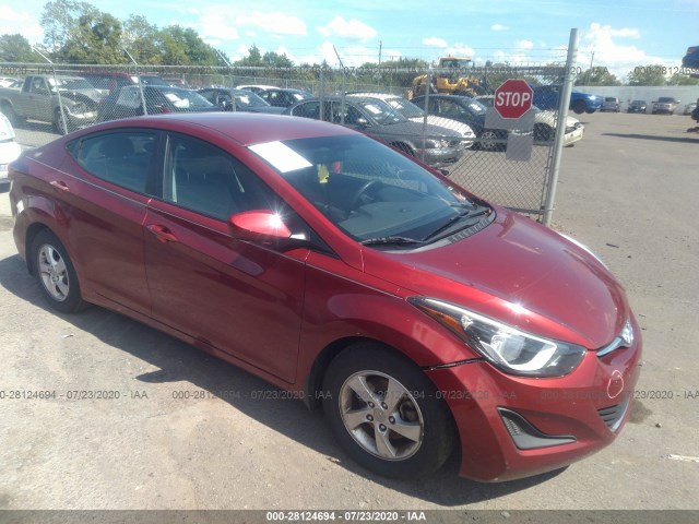 HYUNDAI ELANTRA 2014 5npdh4ae2eh534347