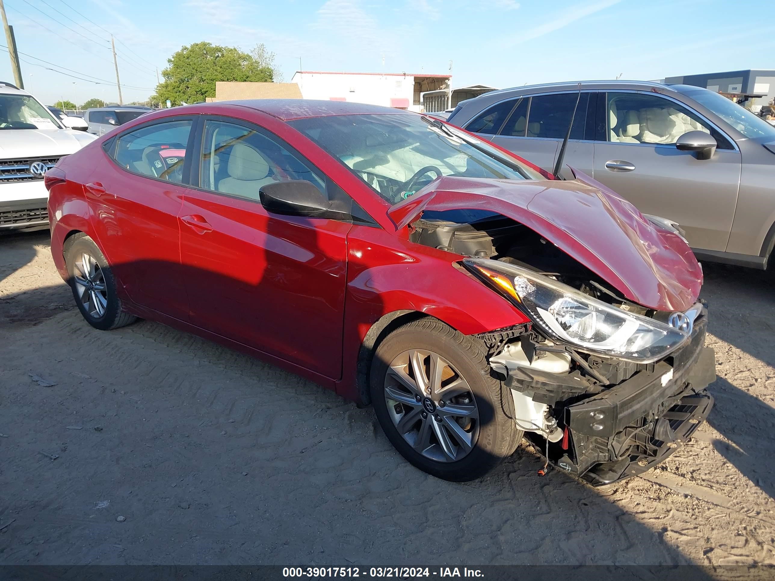 HYUNDAI ELANTRA 2014 5npdh4ae2eh542996