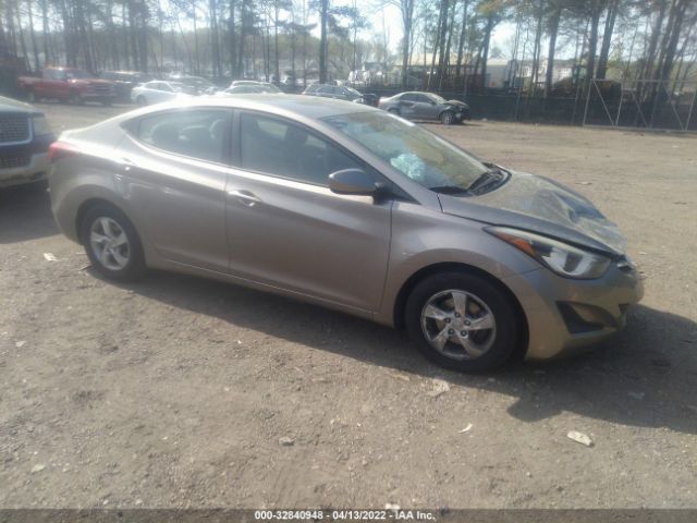 HYUNDAI ELANTRA 2015 5npdh4ae2fh566779