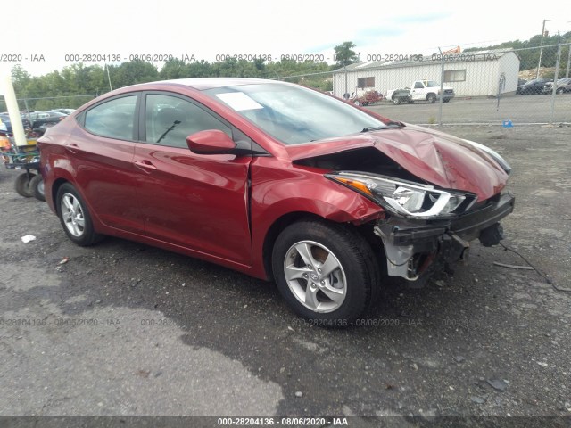 HYUNDAI ELANTRA 2015 5npdh4ae2fh645014