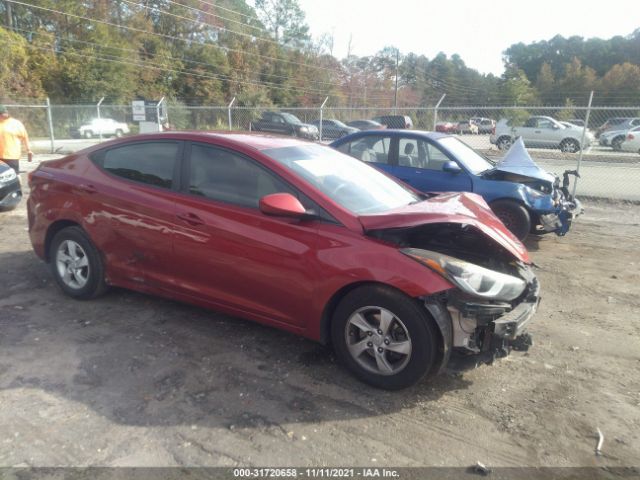 HYUNDAI ELANTRA 2015 5npdh4ae2fh651489