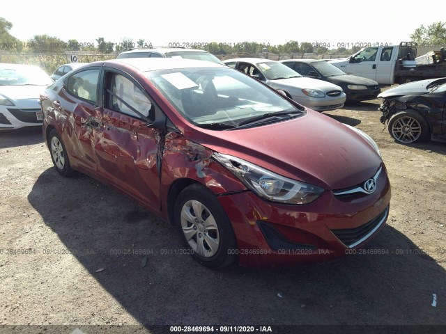 HYUNDAI ELANTRA 2016 5npdh4ae2gh662901