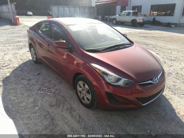 HYUNDAI ELANTRA 2016 5npdh4ae2gh668634