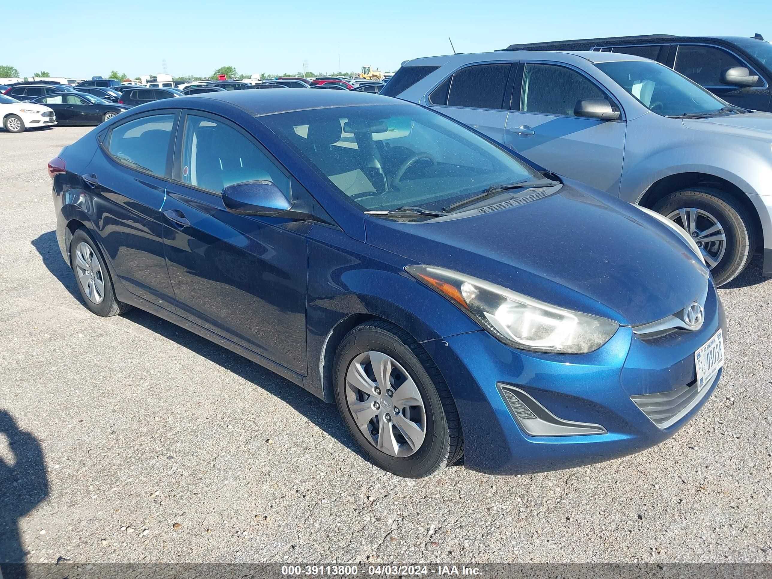 HYUNDAI ELANTRA 2016 5npdh4ae2gh683473