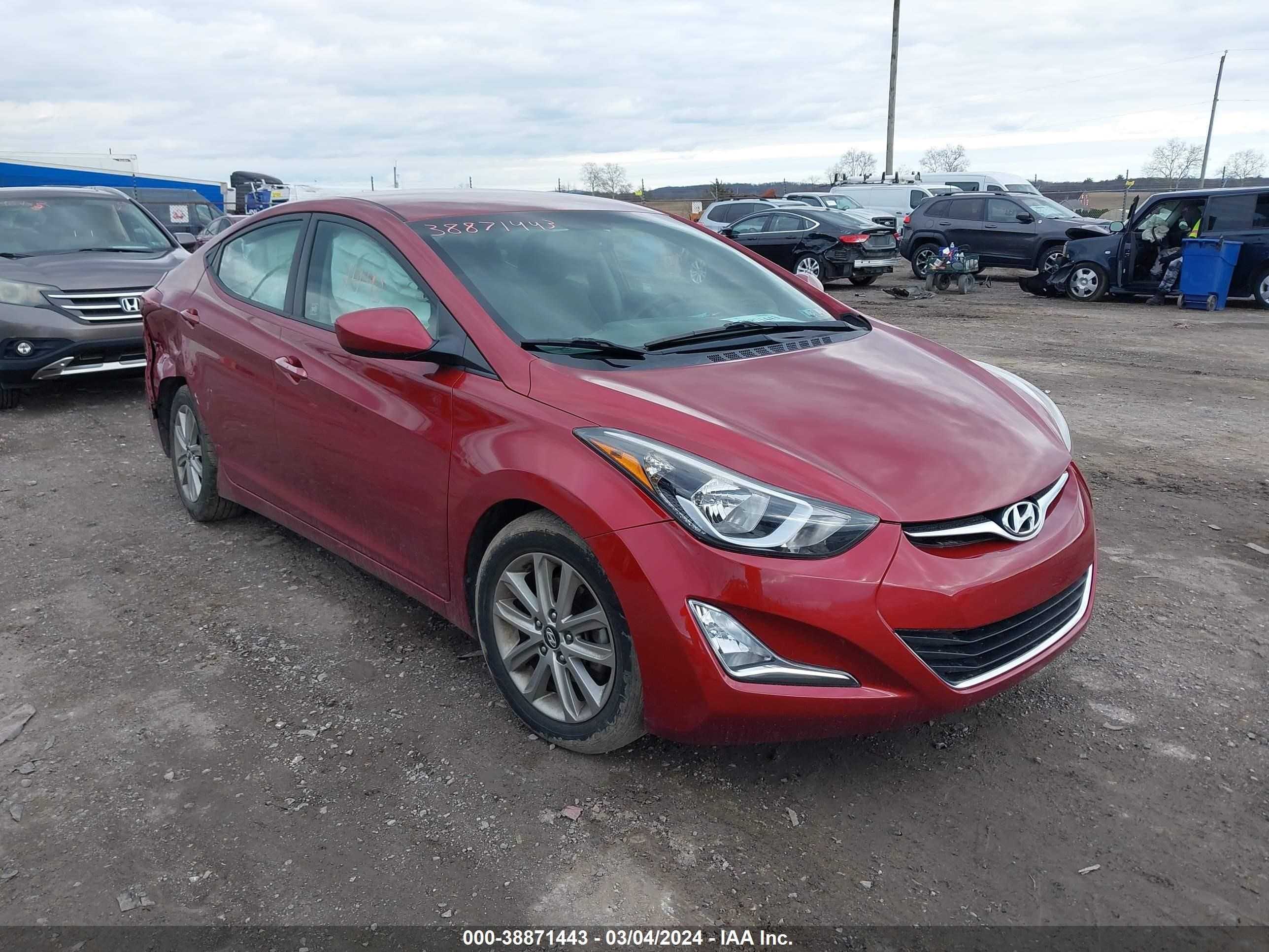 HYUNDAI ELANTRA 2016 5npdh4ae2gh694201