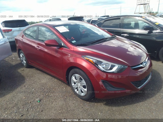 HYUNDAI ELANTRA 2016 5npdh4ae2gh697163