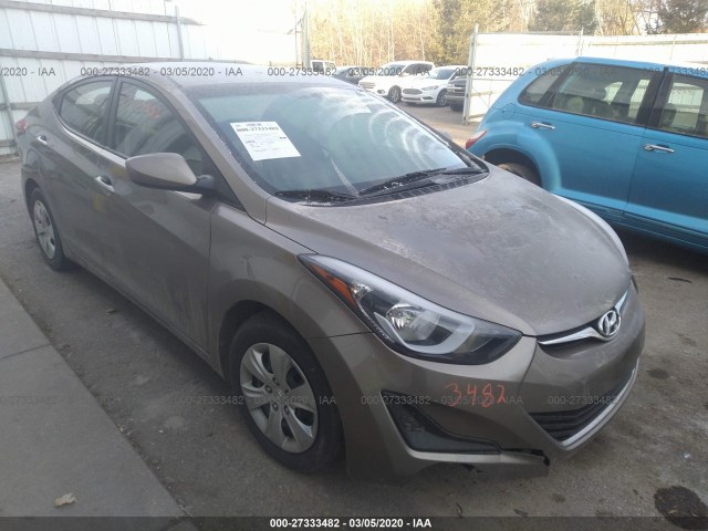 HYUNDAI ELANTRA 2016 5npdh4ae2gh701633