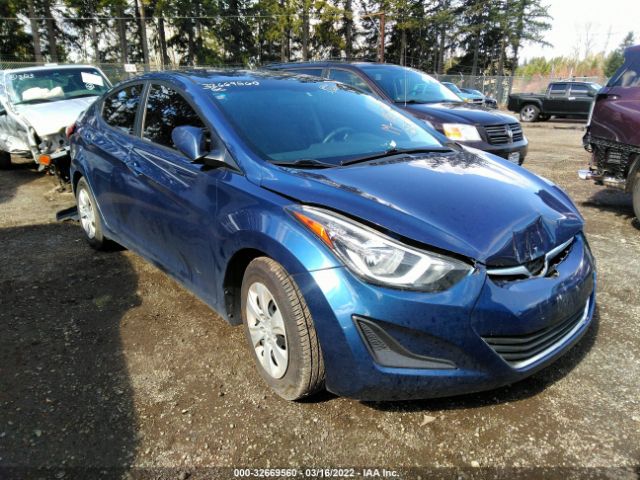 HYUNDAI ELANTRA 2016 5npdh4ae2gh701874