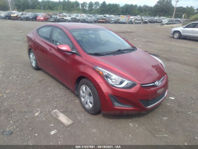 HYUNDAI ELANTRA 2016 5npdh4ae2gh702037