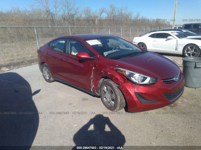 HYUNDAI ELANTRA 2016 5npdh4ae2gh726418