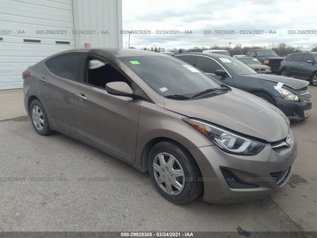 HYUNDAI ELANTRA 2016 5npdh4ae2gh734471