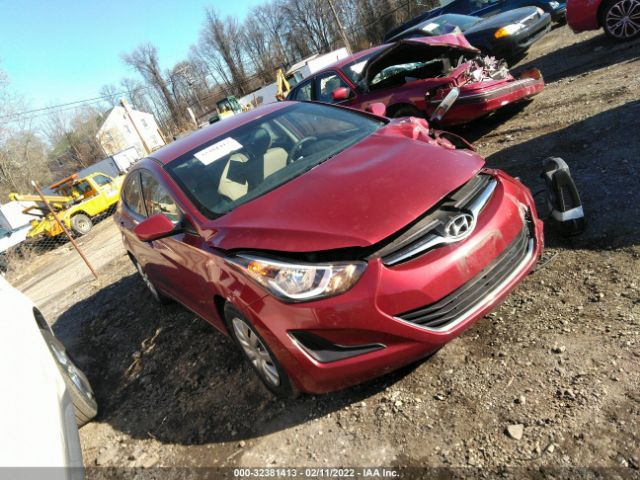 HYUNDAI ELANTRA 2016 5npdh4ae2gh742313