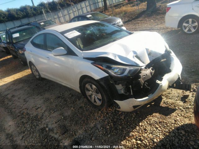 HYUNDAI ELANTRA 2016 5npdh4ae2gh747057