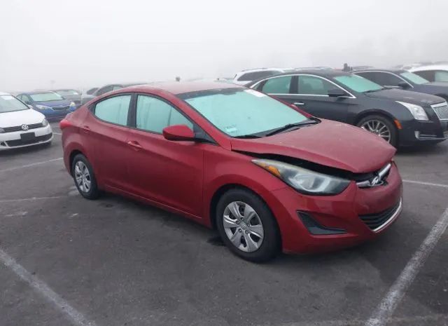 HYUNDAI ELANTRA 2016 5npdh4ae2gh750041