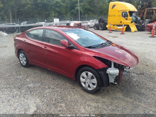 HYUNDAI ELANTRA 2016 5npdh4ae2gh762528