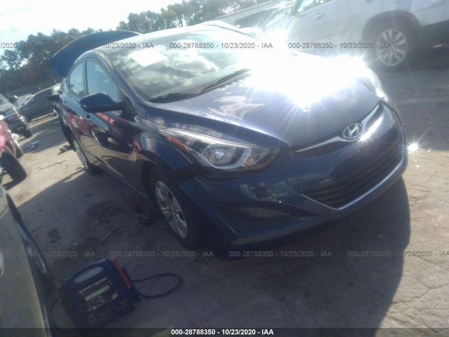 HYUNDAI ELANTRA 2016 5npdh4ae2gh764876