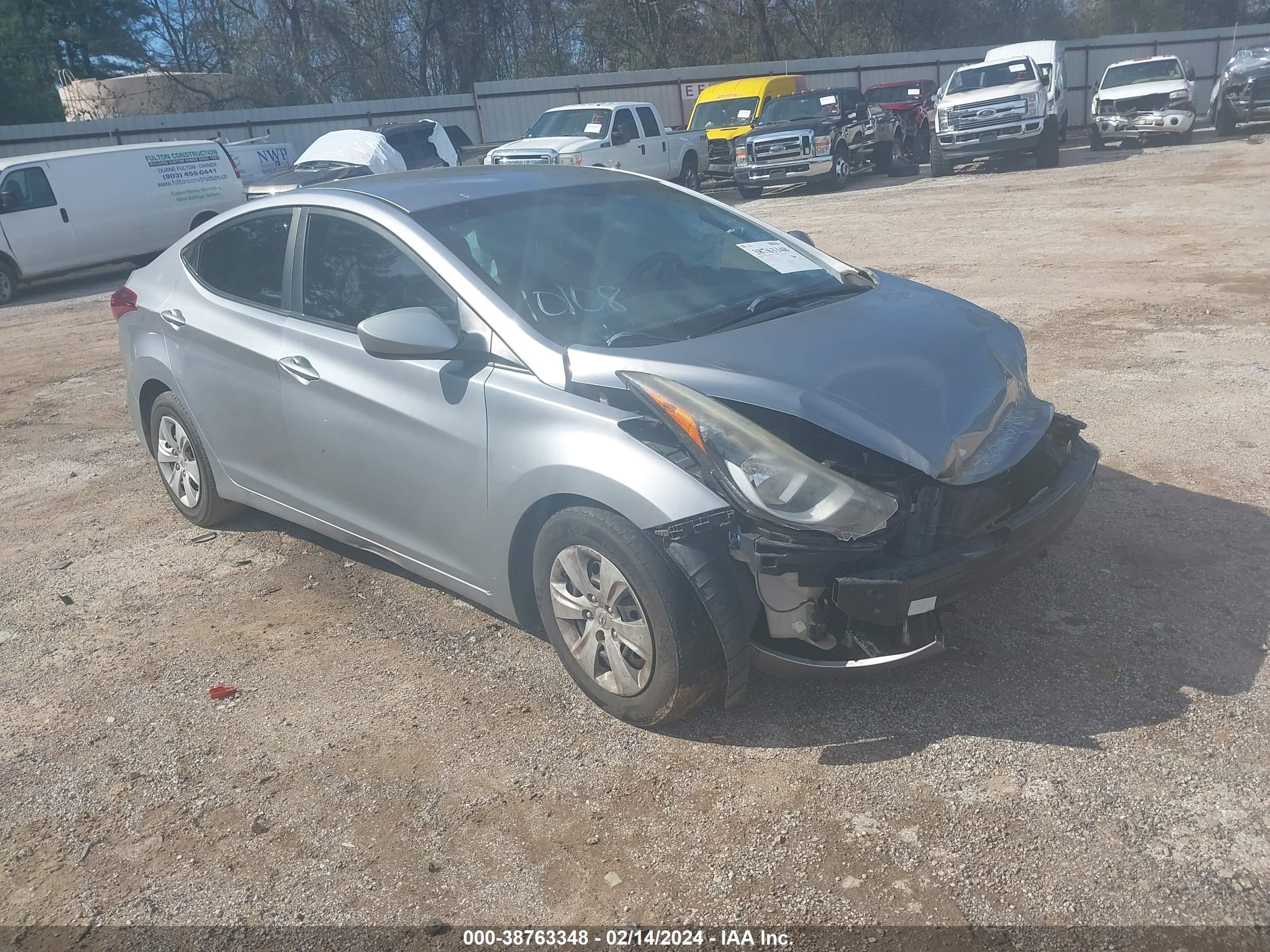 HYUNDAI ELANTRA 2016 5npdh4ae2gh782813